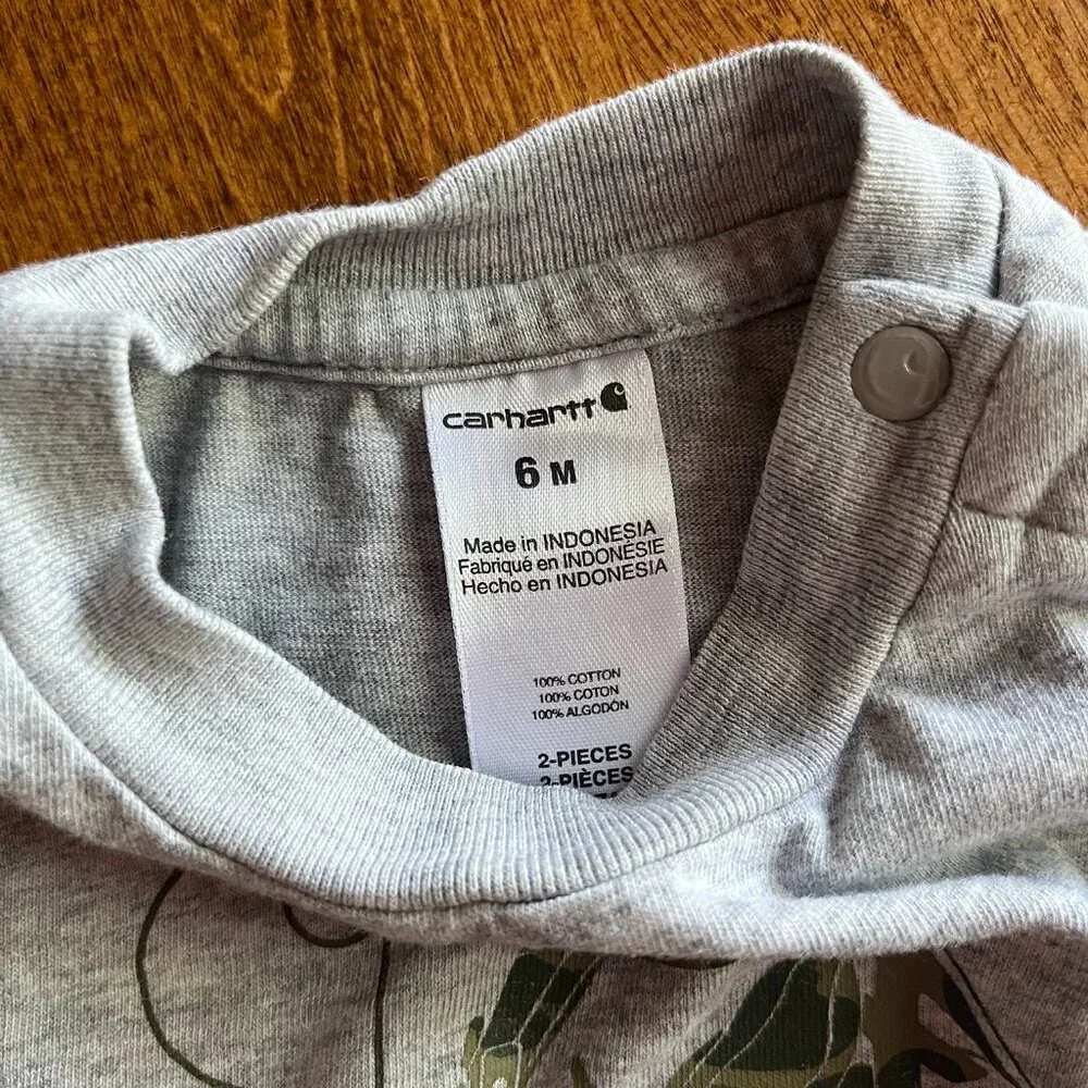 Carhartt vehicle onesie 6m